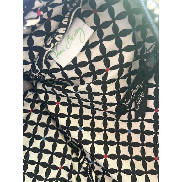 Vera Bradley Shoulder Bag Retire Print Barcelona Tote Handbag Travel Work Casual - Picture 6 of 11